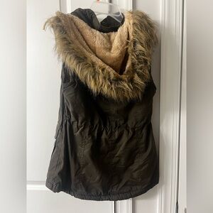 Snobbish Hooded Vest Jacket